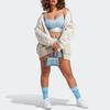 adidas Originals Trefoil Bralette Spice Girls Kollektion Einfarbig Logo Buchstabendruck Sport-Tanktop Damen Tops Hellblau IC8525