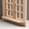 16 Felder Puppenhaus Fenster Modell Holz Quadratische Fenster Modell Miniatur Haus Dekor Für DIY Spielzeug