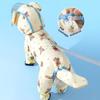 Windproof Dog Rain Cloak Cartoon Four Leg Raincoat Stylish Small Dog Clothes  Cats