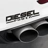 New Design Creative Car Sticker Diesel Powered JDM Car Decal Decorative Scratch Waterproof Decal Car Sticker, 20cm