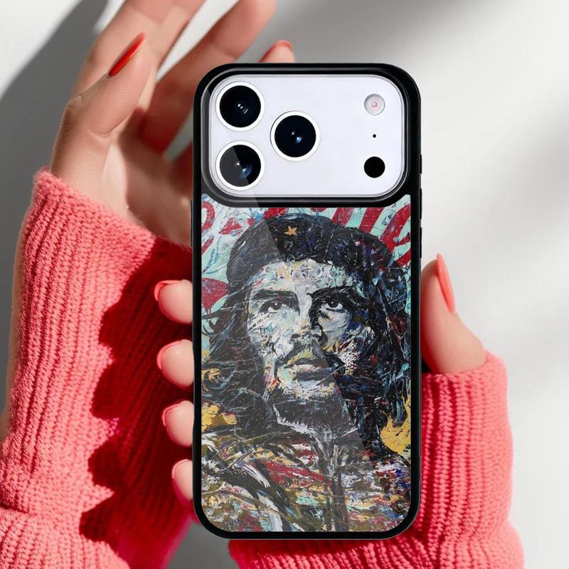 Che Guevara soft Phone Case for iPhone 17 16 15 14 13 Pro Max Back Cover for 12 11 Pro Coque