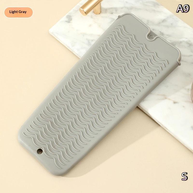 1 Stück Silikon Hitzebeständige Matte Tasche Aufbewahrungstasche Isolationsmatte für Haarglätter Hitzewellenstab Lockenstab Abdeckung