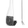 4Pcs Birdcage Cleaning Brush Set Long Handle Bird Poop Remover Cleaning Fork/ Wire Brush/ Elbow Copper Wire Brush For Pet Cage