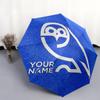 1 PC Automatic Folding Umbrella - Sheffield Wednesday Football Club Custom Name Pattern, Portable & Foldable Design with 8 Ribs, Christmas Birthday Gi