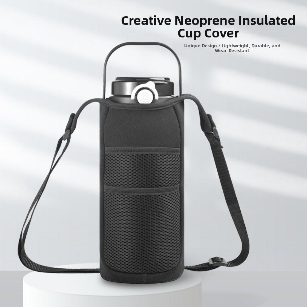 Waterproof Water Bottle Carrier Bag Heat Insulated with Strap Cup Sleeve Pouch Protective Cover Portable Thermos Cup Sleeve