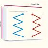20-Pack Coordination and Motor Skills Practice Boards, Cardboard Construction, 3 Difficulty Levels, Reusable Writing Surface