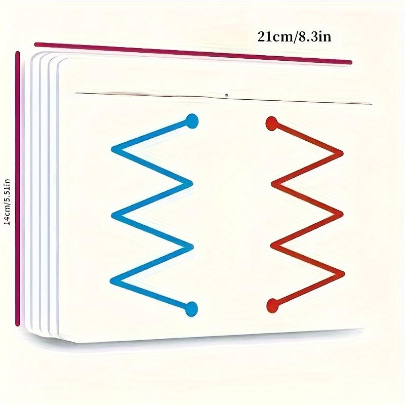 20-Pack Coordination and Motor Skills Practice Boards, Cardboard Construction, 3 Difficulty Levels, Reusable Writing Surface