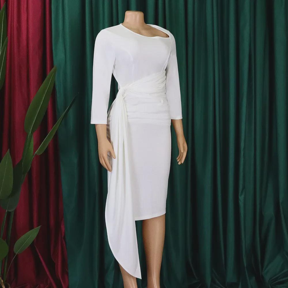 Robe plissée à bretelles OL pour femme - Collection Automne/Hiver 2022: Couleur unie, élégant, style européen et américain