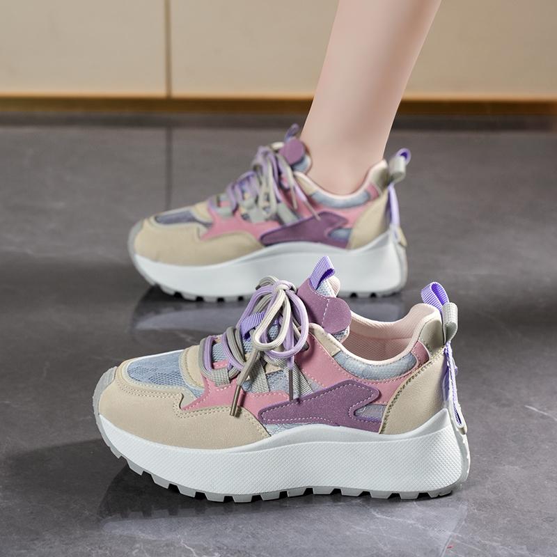 2025 New Thick-soled Argan Shoes Casual All-board Shoes Summer Breathable Sports Casual Women's Shoes