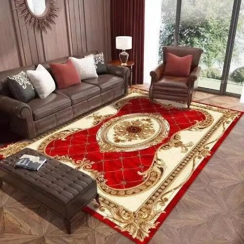 Avrupa Lüks Oturma Odası Halısı Yatak Odası Yatak Yanı Büyük Yer Matı Yıkanabilir Kaymaz Banyo Alanı Ayak Paspası Giyinme Odası Dekor Halısı