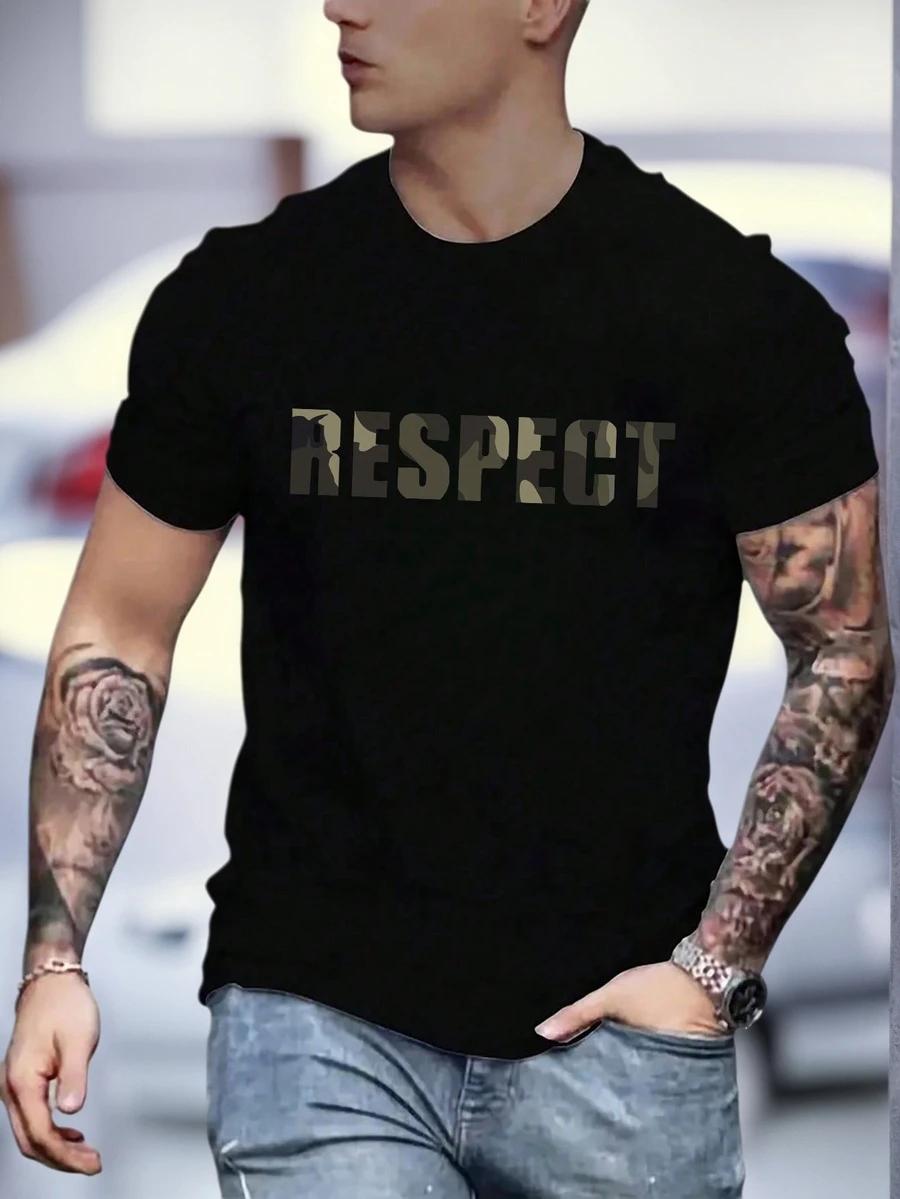 

Unisex s Casual Letter Print Round Neck Short Sleeve T-Shirt, Summer S