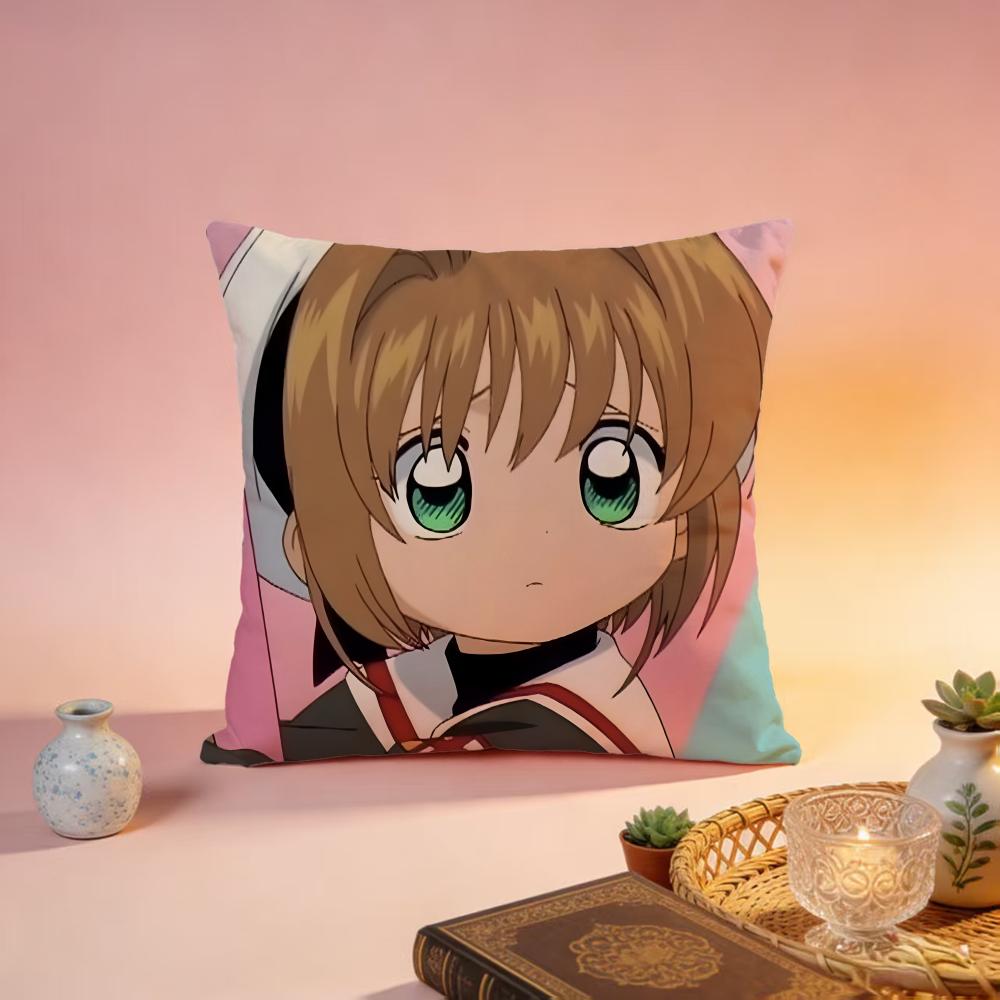 Trending CCardcaptor Sakuraed Cushion Cover Premium SkinFriendly Pillow Case MultiPurpose for Home Office Travel