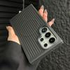 Matte Stripe Translucent Case For Samsung Galaxy S25 S24 S23 S22 S21 Plus Ultra Magsafe Wireless Charge Shockproof Cover