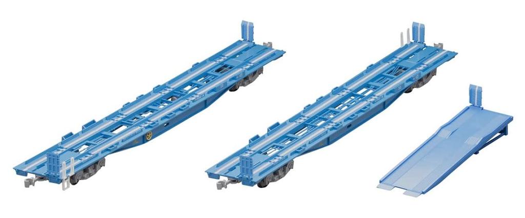 TOMIX HO gauge privately owned Kum 1000 and 1001 type set HO9081 model railway freight car