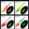 Shrimp 80mm 7g Squid Jig with Sound Beads Horizontal Artificial Calamar Wood Shrimp Webfoot Slow Sinking Lure Sea Fishing