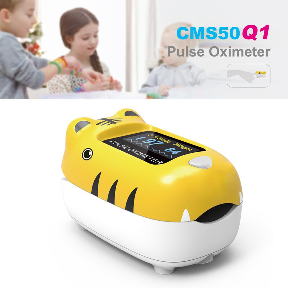 

CMS50Q1 детский пальчиковый пульсоксиметр для детей, детский монитор насыщения SPO2 своими руками, детский монитор SPO2