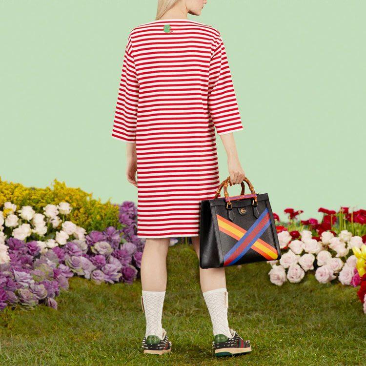 Gucci SS23 Long Sleeved Dress Women's Red 727980-XJE7O-6176