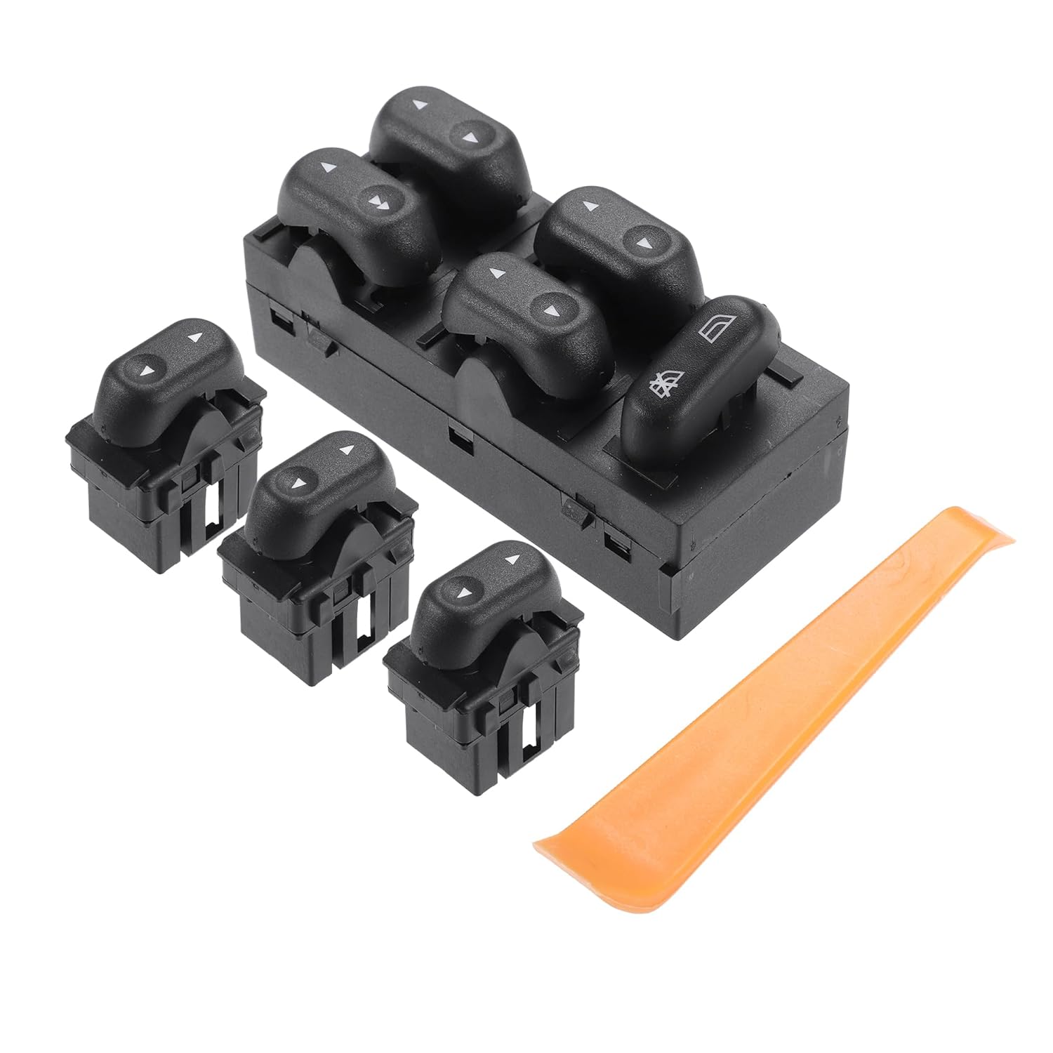 NO.5L1Z-14529-AA/5L1Z-14529-BA/Master Power Window Switch for Ford F-150 2004-2008 for Lincoln Mark LT 2006-2007 / Driver Passenger Side Window
