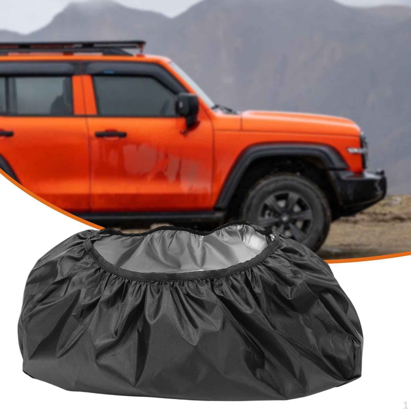 

Vehicle Winch Cover Weatherproof Easy to Use Tear Resistant Oxford Cloth Winches Accessories