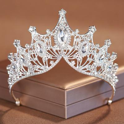 Exquisite Dazzling Baroque Wedding Headband  Bridal Crowns Tiaras Hair Jewelry Accessories Women  Headwear