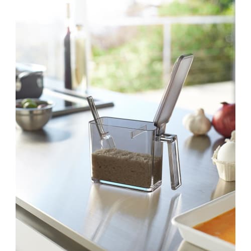 Yamazaki Seasoning Storage Tower, Small, Black, 2868