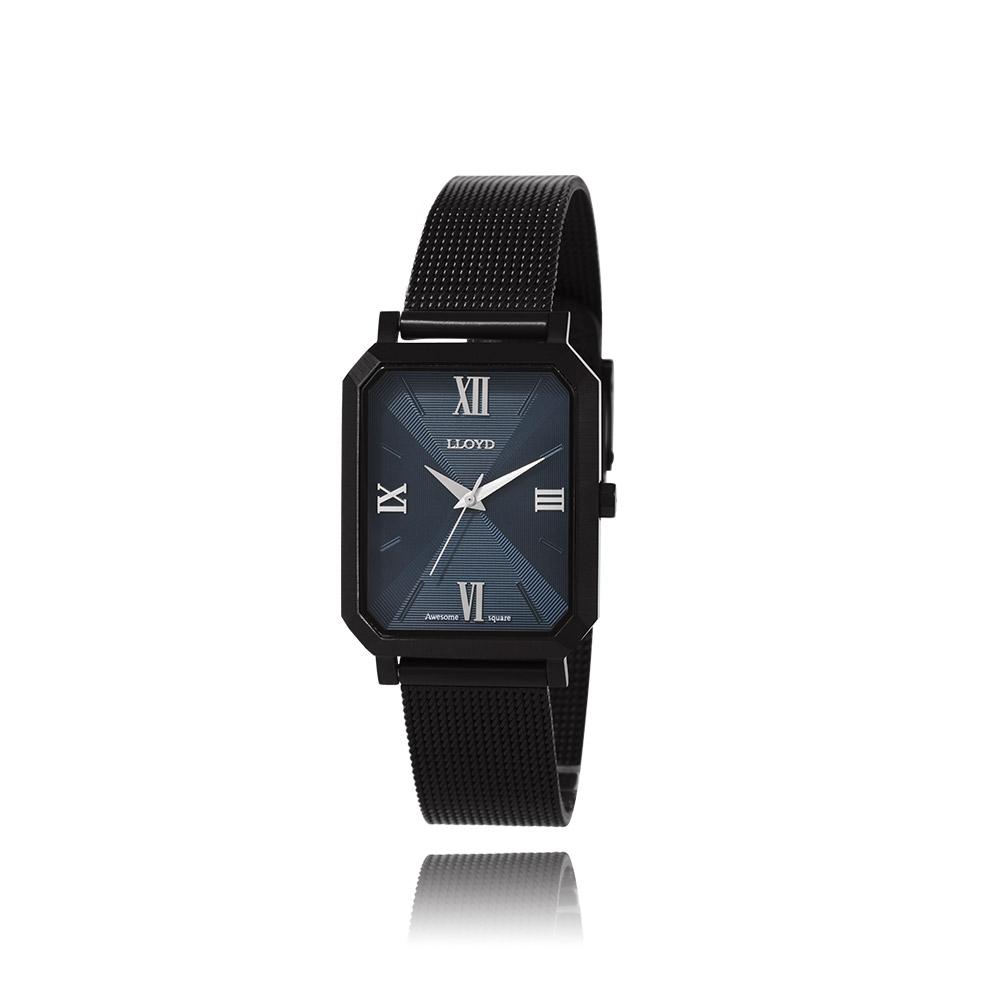 

LLOYD Awesome Square Новые цветные черные мужские сетчатые часы LL1G22915XBB
