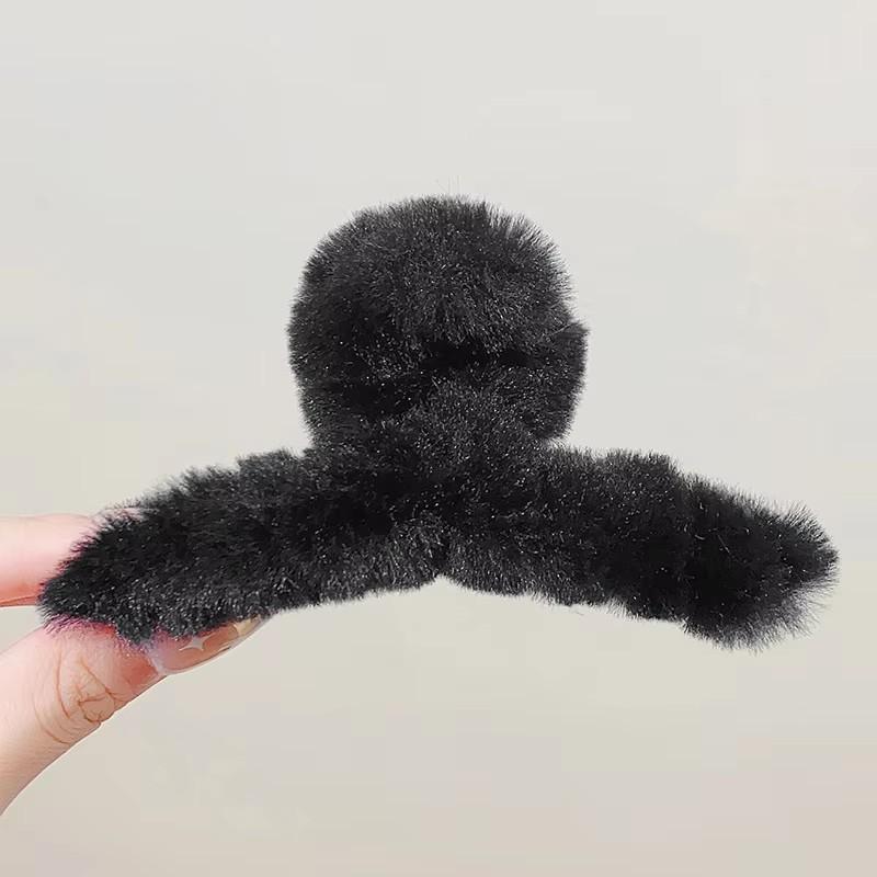 

Прочный Пушистый Краб для Волос Крест для Женщин Девушек Милое Украшение для Волос Плюшевая Повязка на Голову Зажим-Краб для Волос Заколка Модные Аксессуары для Волос