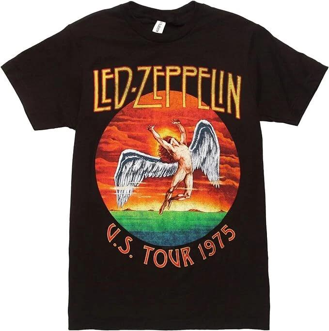 

Authentic Led Zeppelin USA Tour 75 T-Shirt S M L XL 2XL NEW S