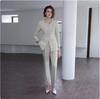 Autumn Apricot Suit Set: Socialite Chic, National Style for Professional Commuting and Formal Workwear