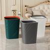 Large Capacity Lidless Trash Can for Home & Office - Suitable for Bathroom, Kitchen, Living Room