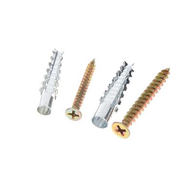 M6/8 Expansion Pipe For Hollow Walls Metal Expansion Screws Kit Self Tapping Screws Pipe Drilling Plug Fastener Bolt Anchors