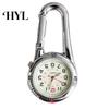 Reloj de Pulsera Analógico de Cuarzo con Esfera Redonda Pequeña, Números Árabes y Gancho de Mosquetón