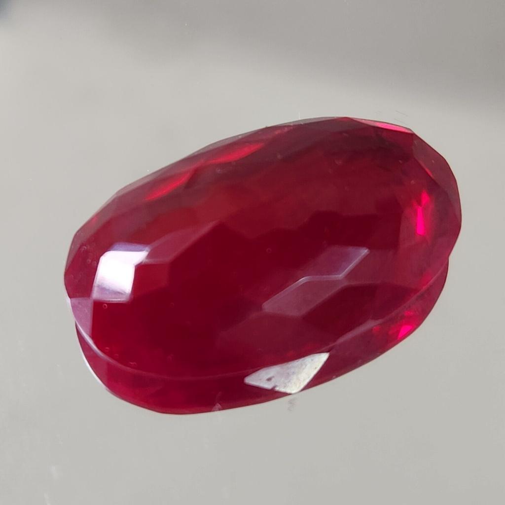 74.35  Ct Heated CERTIFIED Red Ruby Stunning  Shape Oval  Loose Gemstone