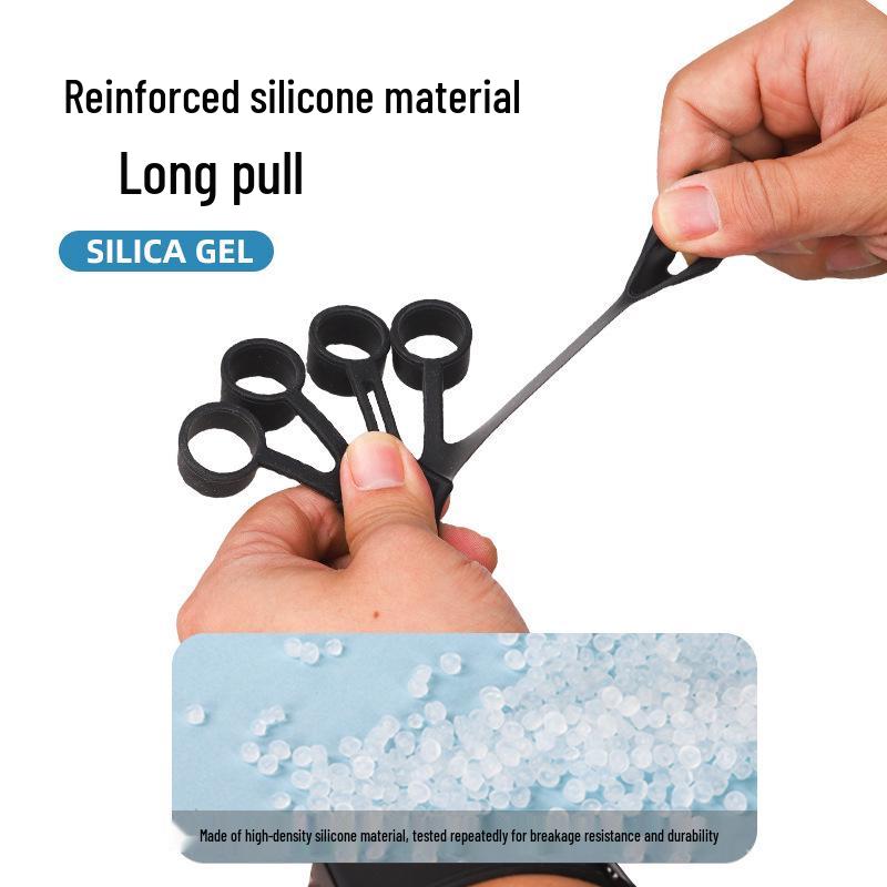 Silicone Finger Trainer: 5-Finger Flex & Vein Grip Strengthener for Rehabilitation and Wrist Exercise