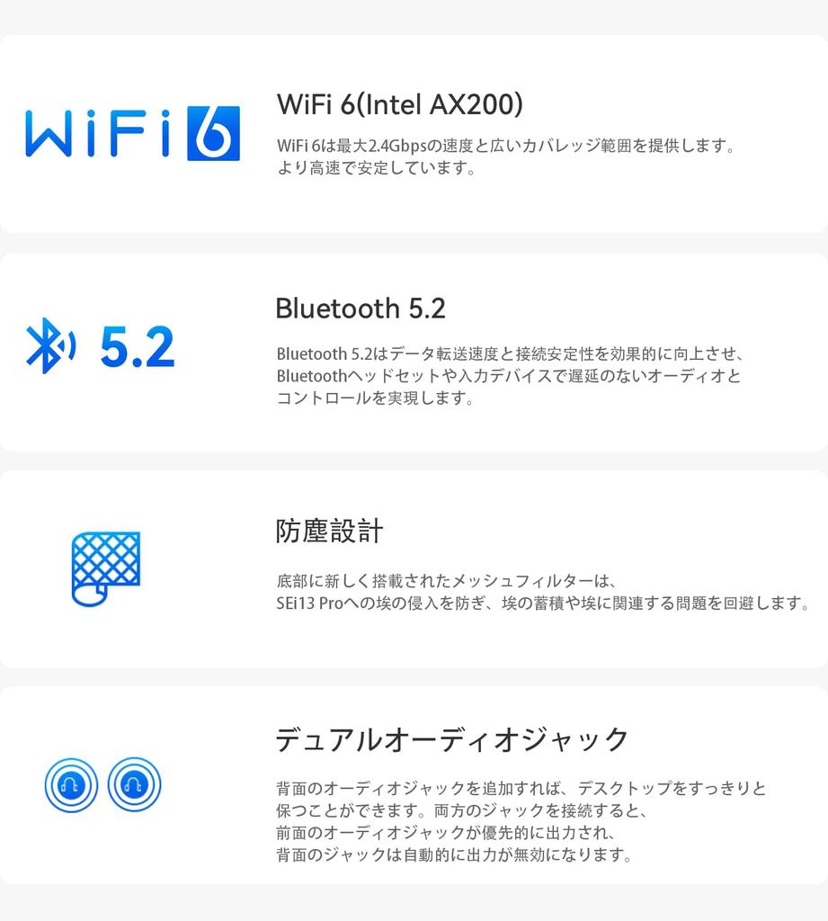 Beelink SEi 13 Pro Mini Intel Core I9 13900HK Up To 32GB 1TB PCIe Triple PC, (14-core/20-core, 5.4GHz), LPDDR5X, M.2 4.0 SSD, Display,