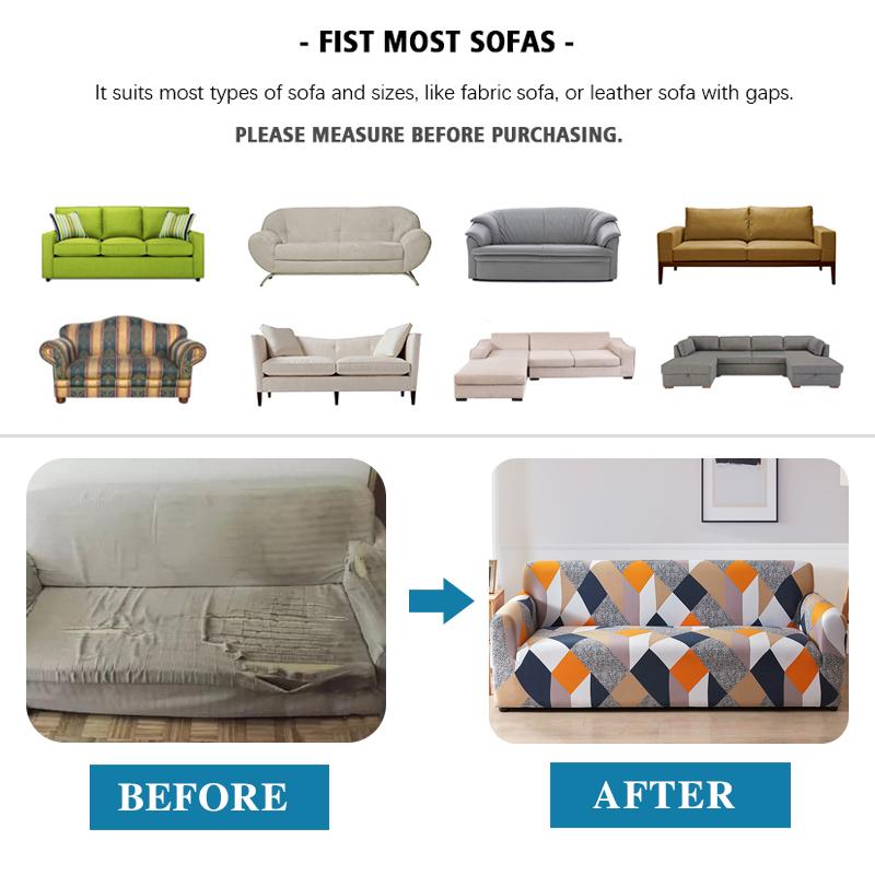 Stretch Sofa Slipcover All-inclusive Sofa Covers for Living Room Furniture Protector Armchair Couch Cover Pet Friendly Washable