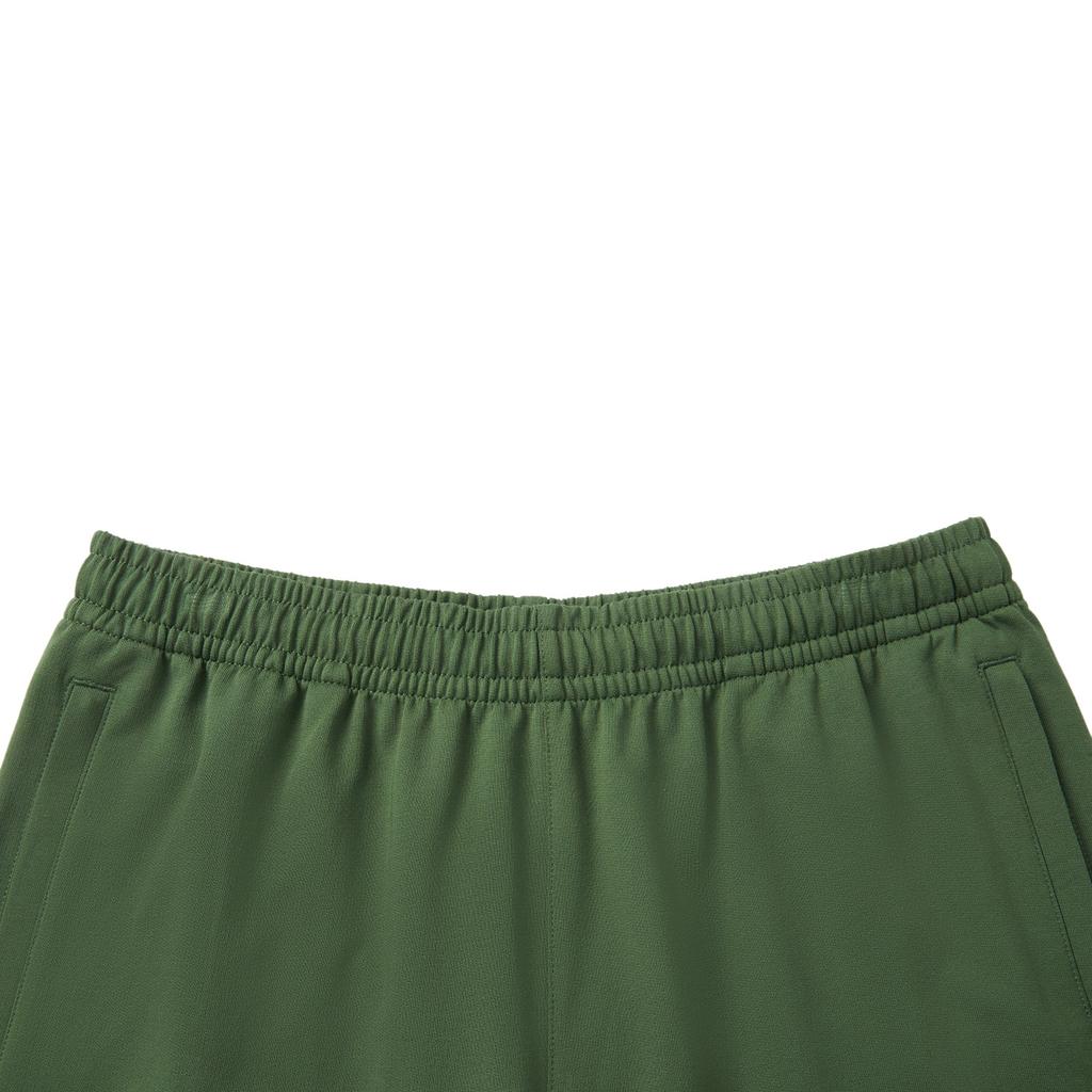 Li Ning Life Series Sport Minimalist Solid Color Elastic Letter Casual Shorts Men Shorts Dark-Wilderness-Green AKSV529-3