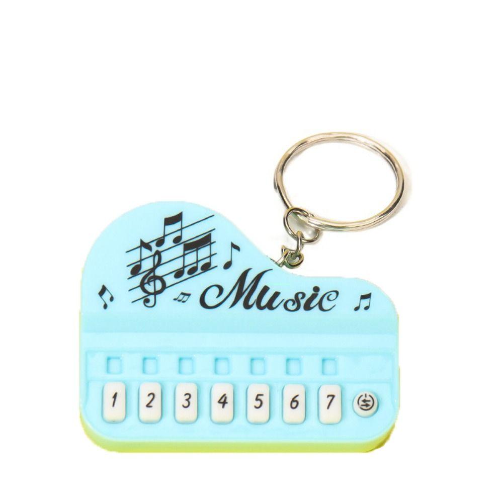 Рабочий палец пианино интерактивный брелок ABS сумка подвесной светильник электронный орган кулон дети