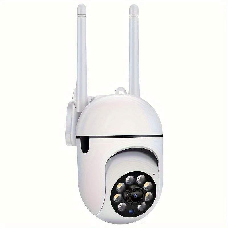 1pcs Wireless 1080p HD Smart Security Camera: Wi-Fi, Pan/Tilt/Zoom, Color Night Vision, 2-Way Audio, Motion Tracking for Monitoring, Indoor/Outdoor