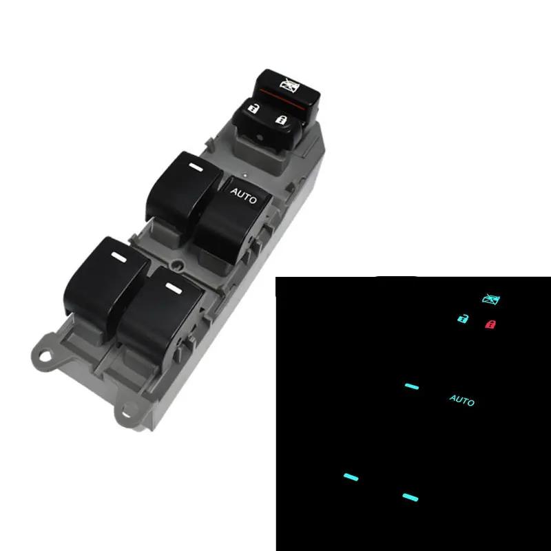 

Lighted LED Power Single Window Switch for Toyota RAV4 RAV 4 Camry Corolla Yaris Vios Highlander Backlight Right Hand Drive ice blue - main