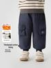 European Boys' Thickened Cotton Workwear Pants, Winter 2025 - Warm Toddler Long Pants, New Children's Clothing