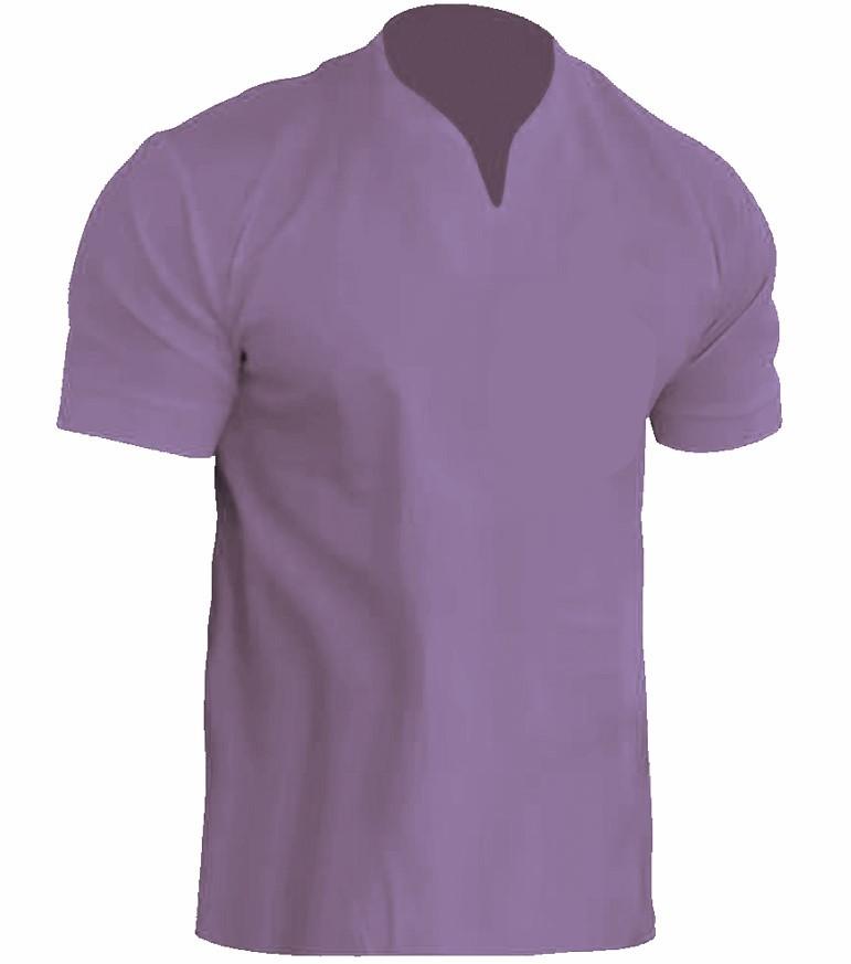 GMXIA Men's Fashion Casual Summer Spring Short Sleeve V-Neck Blouses & Shirts