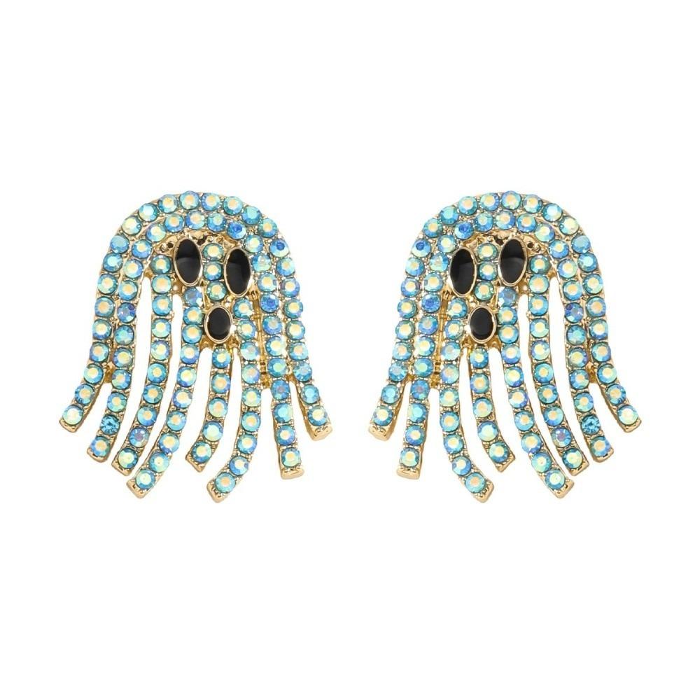 Tassel Ghost Earrings Sparkling Dangle Earrings Cute Halloween Earrings  Daily