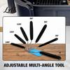 Camping Cooking Spatula Adjustable Angle Spatula 7 Position Silicone Turner for Grill Air Wide Blade Fryer Flexible Narrow And Kitchen Flipping
