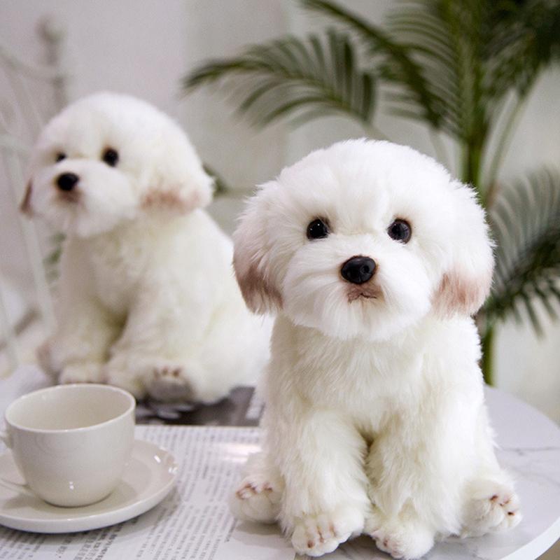 Cute Realistic Puppy Plush Toy Super Soft Animals Doll Personalized Pillow For Home,Living Room Office