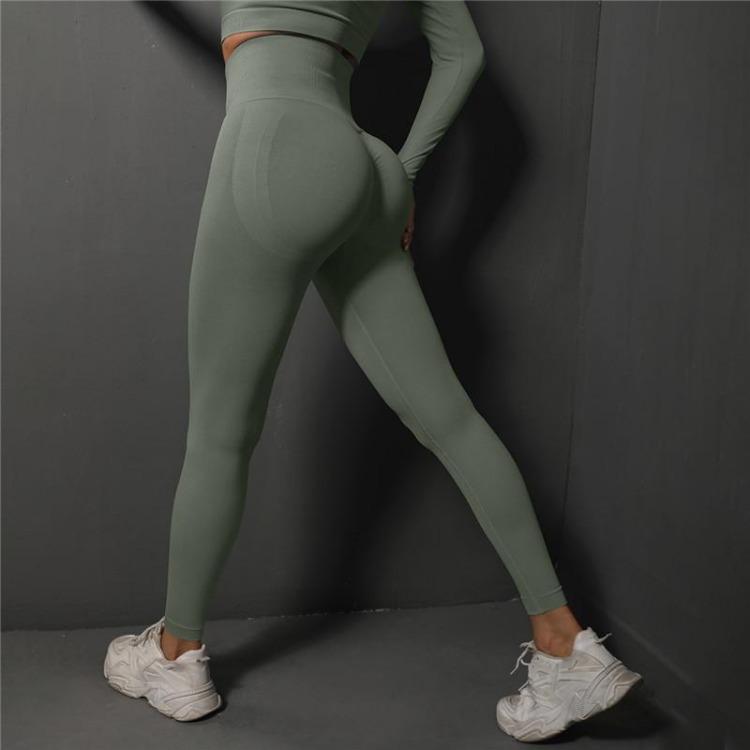 Nessaj Seamless High Waist Yoga Tights Women Scrunch Butt Workout Leggings Gym Fitness Slim Pants