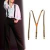 Flexible Grip Dress Suspenders Elastic Rubber Strap For Men Adjustable Stretchable Waistband For Prom Business Casual Wear
