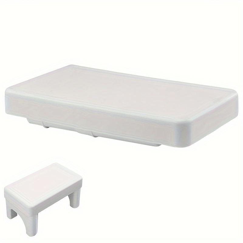 Foldable Plastic Step Stool Portable and Durable Toilet Footstool, Durable Plastic