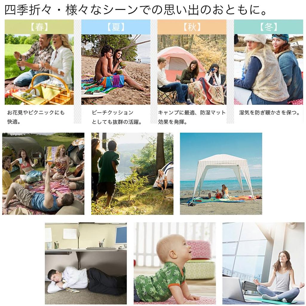 Picnic Compact for Field Sports Outdoor Activities 150 x Sheet, Thick, Foldable, Waterproof, Washable, Storage, Lightweight, Trips, Days, (Blue, 200)