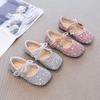 Girls' Performance Shoes - Bow Tie Leather Shoes - Single Shoes